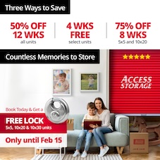 Access Storage - Richmond Hill Promotion